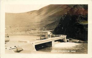 1940s Yakima Washington Roza Division Dam RPPC real photo postcard 2038