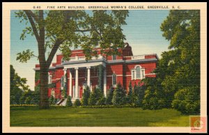 Fine Arts Building, Greenville Woman's College, Greenville, S.C.