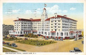 New Monterey Hotel Asbury Park New Jersey 1927 postcard