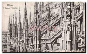 Old Postcard Milano Il Duomo Vatteglio