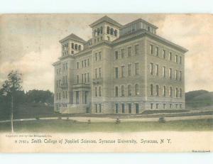 Pre-1907 SMITH COLLEGE AT SYRACUSE UNIVERSITY Syracuse New York NY n6106