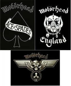 Motorhead Ace of Spades and England and Logo Lot of 3 Postcards