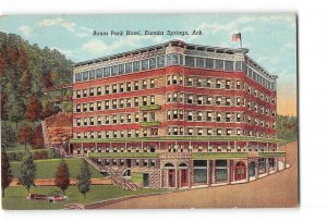 Eureka Springs Arkansas AR Postcard 1930-1950 Basin Park Hotel