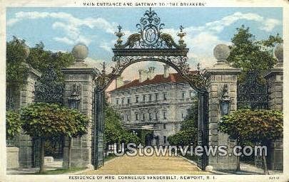 Residence of Mrs. Cornelius Vanderbilt - Newport, Rhode Island