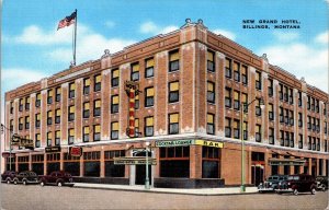 New Grand Hotel Wes Carter Owner Manager Billings Montana Postcard