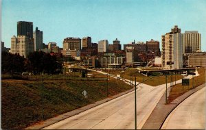 Vtg Atlanta Georgia GA City Of A Million Skyline Chrome Postcard