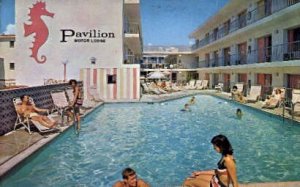 The Pavilion Motor Lodge  - Ocean City, New Jersey NJ Postcard