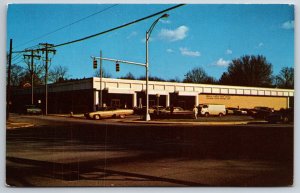 Anderson South Carolina~United States Post Office Street View~Vintage Postcard