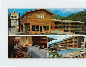 Postcard East Side Motel Gatlinburg Tennessee USA