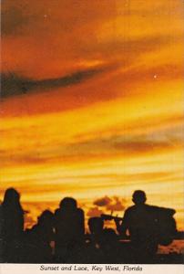 Florida Key West Sunset And Lace Old Mallory Square