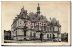 Niort Old Postcard L & # City 39hotel