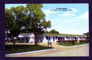 TX View of COTULLA Motel TEXAS PC Postcard