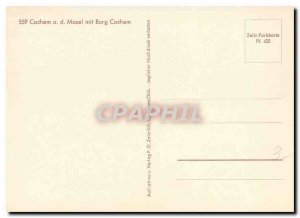 Modern Postcard Cochem ad Mosel mit Burg Cochem