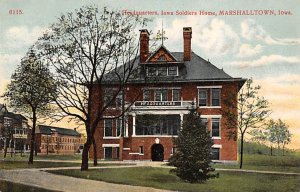 Headquarters Iowa Soldiers Home Marshalltown, Iowa  