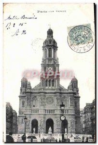 Old Postcard Paris La Trinite