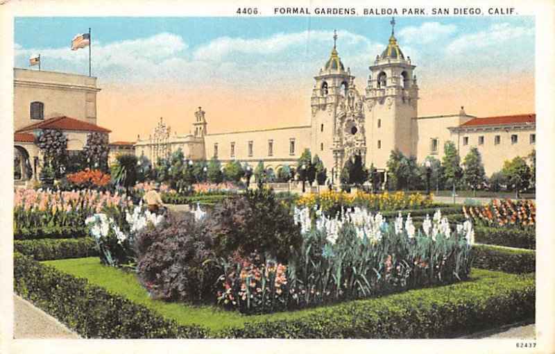 Formal Gardens, Balboa Park San Diego California  