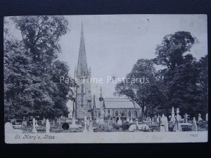 Hereford ROSS ON WYE The Church of St Mary the Virgin c1909 Postcard