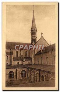 Abbaye de la Pierre qui Vire Old Postcard View of the cloister