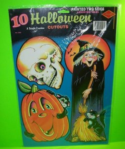 Halloween Beistle Decorations Vintage SEALED 1981 Witch Owl Skull 10 Different