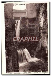 Old Postcard The Boardwalk in Mountain Cascade Langouette