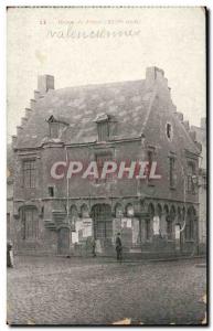 Valenciennes Postcard former home of Prevot