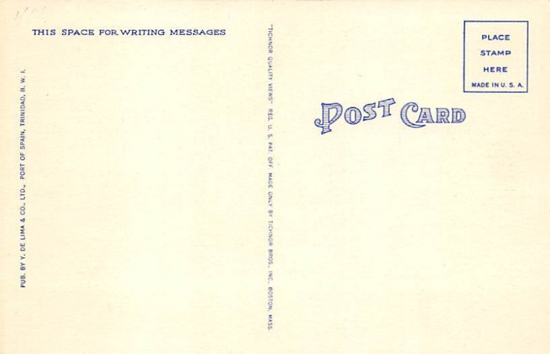 Queens Royal College Trinidad Postcard