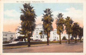 Five Postcards Hollywood Union High School in Hollywood, California~130482 