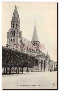 Poissy - Church - Old Postcard