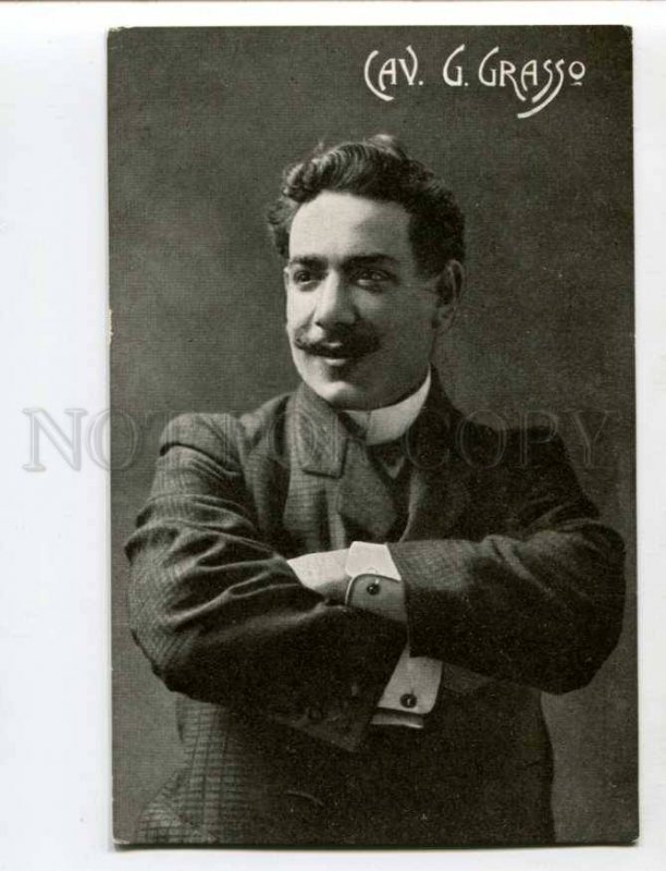 402451 Giovanni GRASSO Italian stage FILM actor Vintage PC