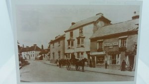 Repro postcard Thaxted Post Office and High Street Essex  1906