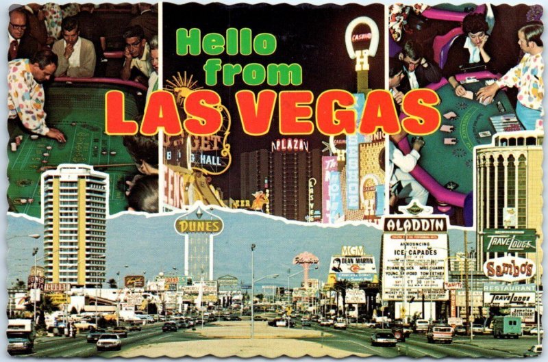 M-48454 Entertainment Capital of the World  Hello from Las Vegas Nevada