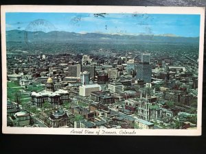 Vintage Postcard 1960 Aerial View Denver Colorado (CO)