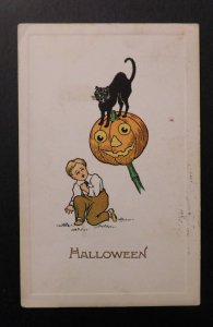 1912 USA Halloween Postcard Cover Lebanon PA to Schuykill PA