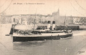 Vintage Postcard 1910's  Le Steamer Arundel Paris France FR