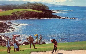 Mauna Kea Beach Hotel Golf Course 3rd Hole Hawaii c1960s Unused Vintage Postcard