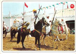 BG14059 typical cavalery military militaria types folklore morocco