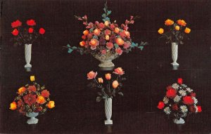 Orange California Rose Bouquet Advertising Vintage Postcard AA26705