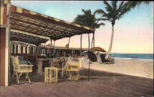 Boca Raton Club Florida FL Cabana Colony Hand Colored Postcard #2