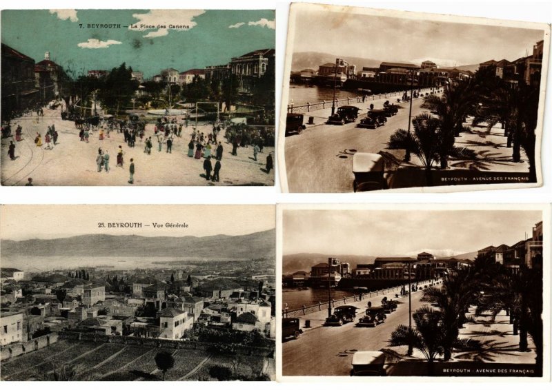 BEYROUTH LEBANON 44 Vintage Postcards pre-1940 (L2639)