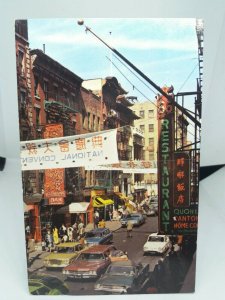 Chinatown New York City USA New Unused Vintage Postcard 1970s