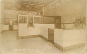 Postcard RPPC C-1910 Missouri Mountain Grove Commercial Bank Interior 23-11652