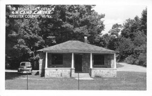 4H Camp Caesar Webster Co West Virginia Brookside Cottage Real Photo PC AA63066