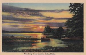 Michigan Greetings Central Lake 1941