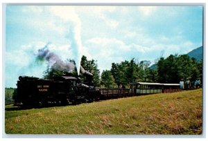 c1950's Cass Scenic Railroad Train Pocahontas County West Virginia VA Postcard