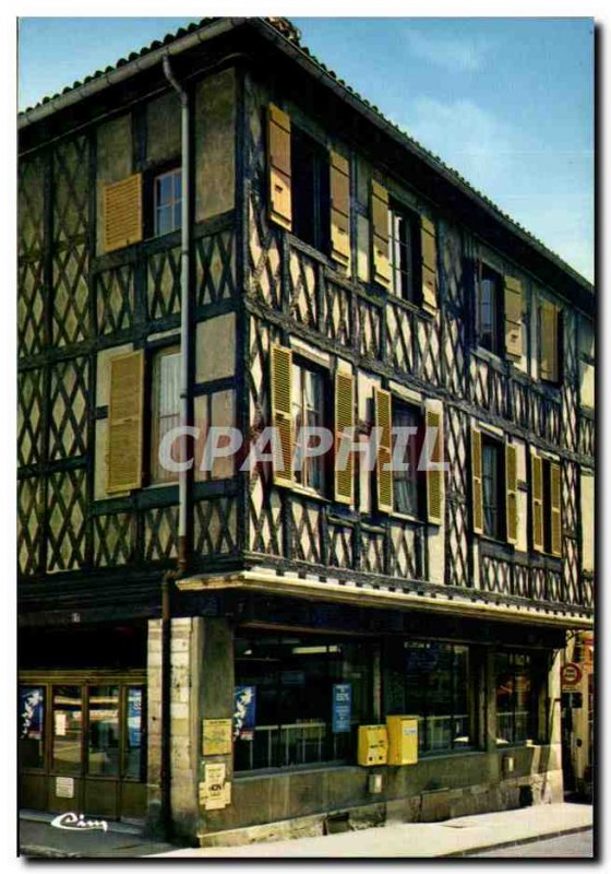 Modern Postcard Tournus The House of Wood