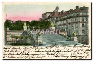 Old Postcard gruss aus Dresden Treppe zur Bruhi schen Terrace