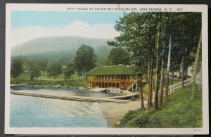 Lake George, NY - Boat House at Silver Bay Association