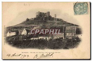 Old Postcard Murols Ruins of Chateau