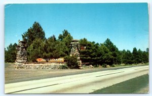 WILLIAMS,  AZ Arizona ~ GRAND CANYON NATIONAL PARK Sign at Route 66 Postcard