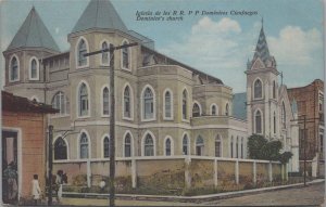 Postcard Iglesia de los RP PP Dominicos Cienfuegos Dominico's Church Cuba